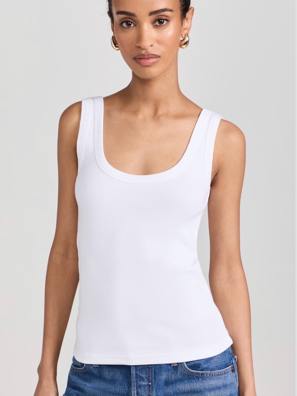 SOLD OUT NYC - The Scoop Tank in White